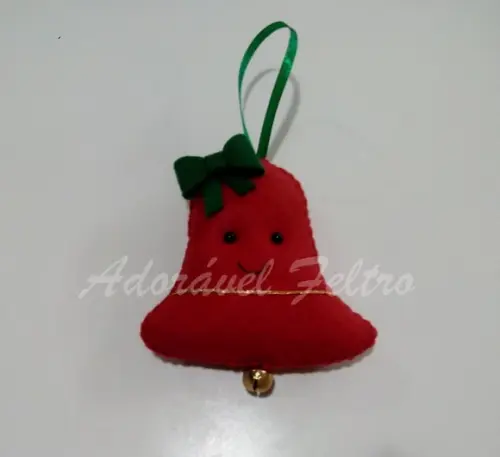 Kit 3 Enfeites para Árvore de Natal-Sino