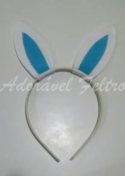 Kit 3 Tiaras Orelhas de Guaxinim