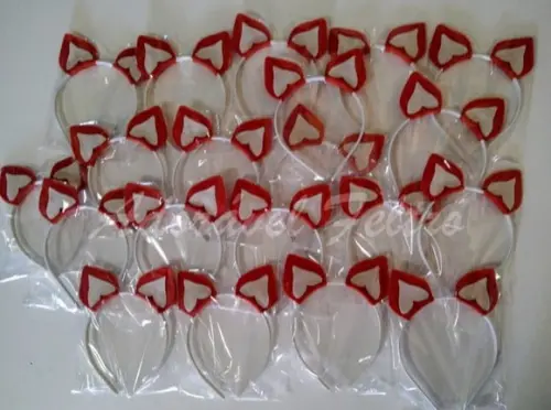 Kit 3 Tiaras Orelhas de Raposa