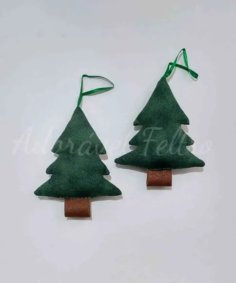 Kit 8 Pinheiros - Enfeite para Árvore de Natal