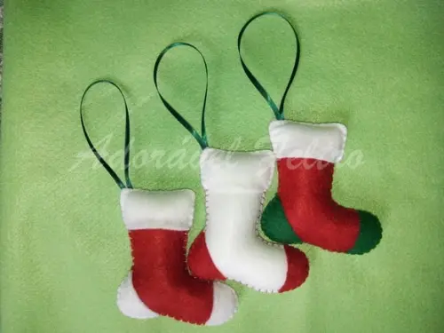 Kit com 8 enfeites para Árvore de Natal