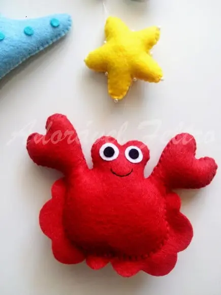 Lindo Móbile Fundo do Mar (Aro 25cm)