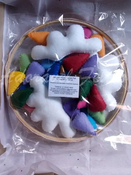 Lindo Móbile Chuva de Alegria (Aro 25cm)