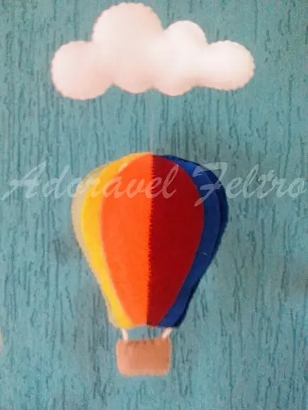 Móbile Giratório Musical Balões+Suporte