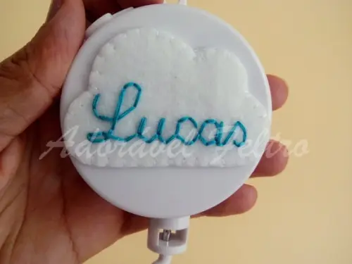 Móbile Musical Balões e Nuvens+Suporte