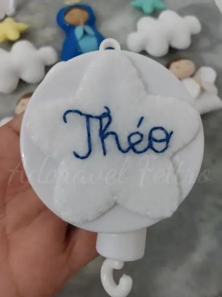 Móbile Musical Nossa Senhora, Anjos e Nuvens