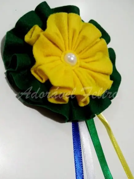 Presilha Flor Cores do Brasil