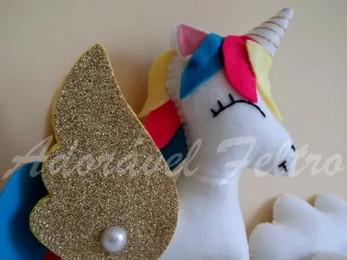Unicórnio em Feltro