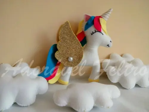 Unicórnio em Feltro