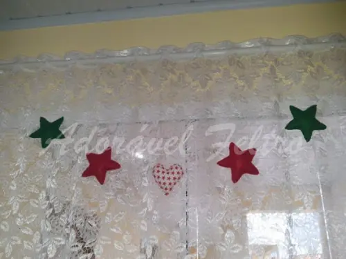 Varal de Estrelas (10cm)- 1,5m