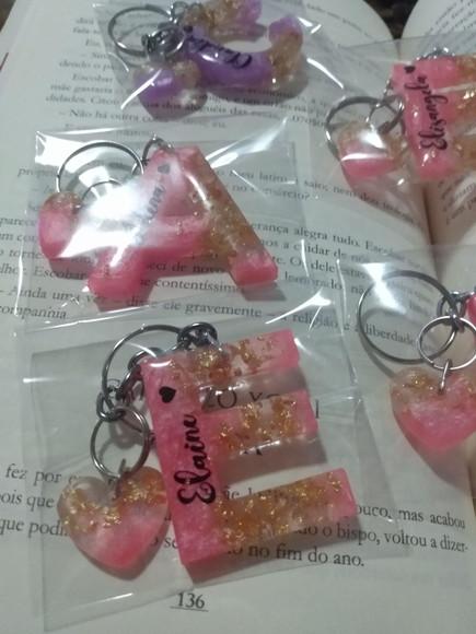 Chaveiro Personalizada de Resina