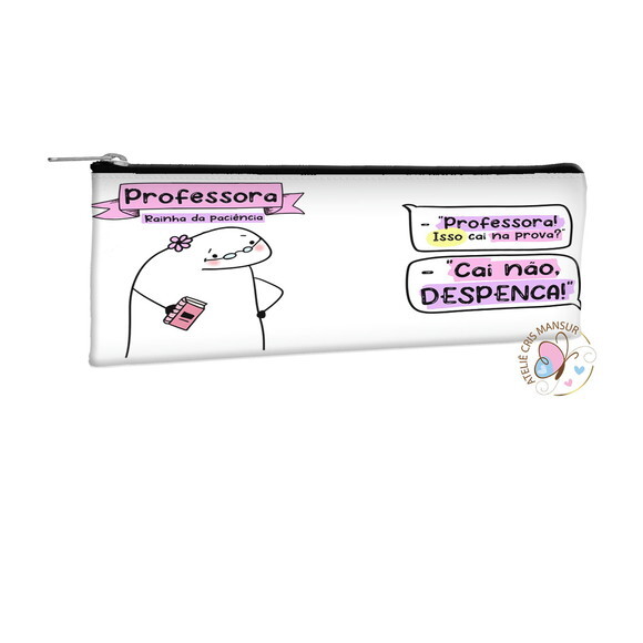 Dia dos Professores - Estojo Slim Personalizados 19 x 7