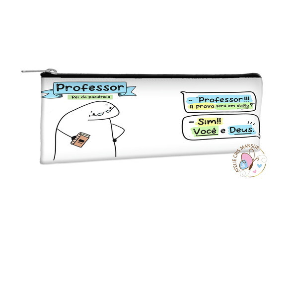 Dia dos Professores - Estojo Slim Personalizados 19 x 7