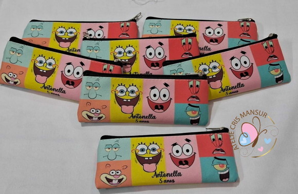 Estojo Slim Bob Esponja
