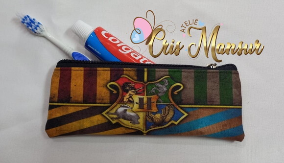 Estojo Slim Personalizado Harry Potter - Porta Higiene Bucal