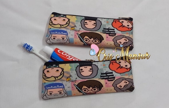 Estojo Slim Personalizado Harry Potter Porta Higiene Bucal