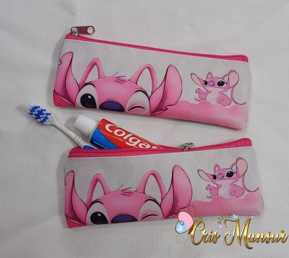Estojo Slim Personalizado Stitch - Porta Higiene Bucal