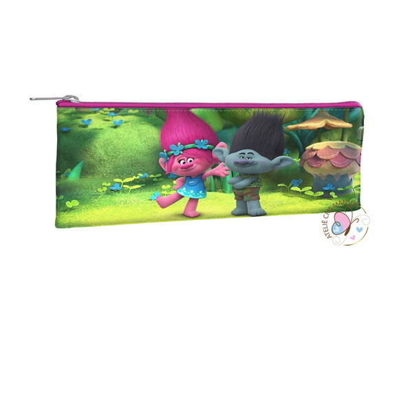 Estojo Slim Personalizados - Tema Trolls