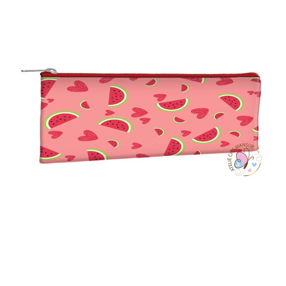 Estojo Slim Personalizados 19 x 7 - Tema Melancia