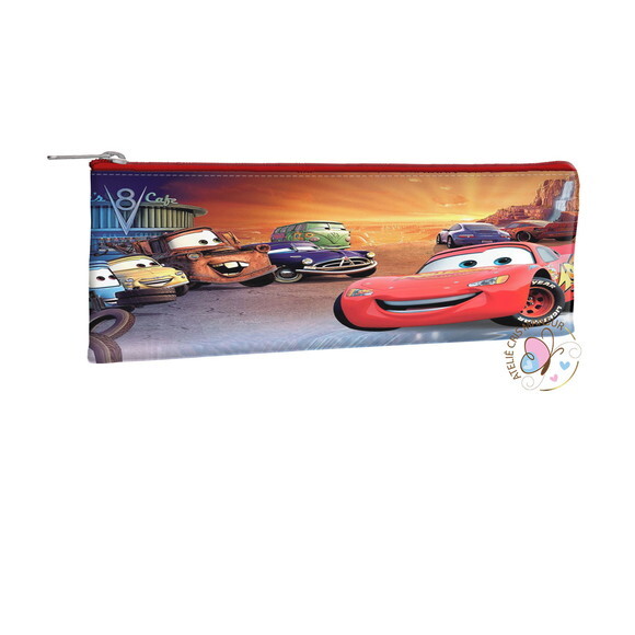 Estojo Slim Personalizados 19 x 7 - Tema Relâmpago Mcqueen