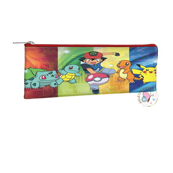 Estojo Slim Personalizados 19 x 7 - Tema Pokemon