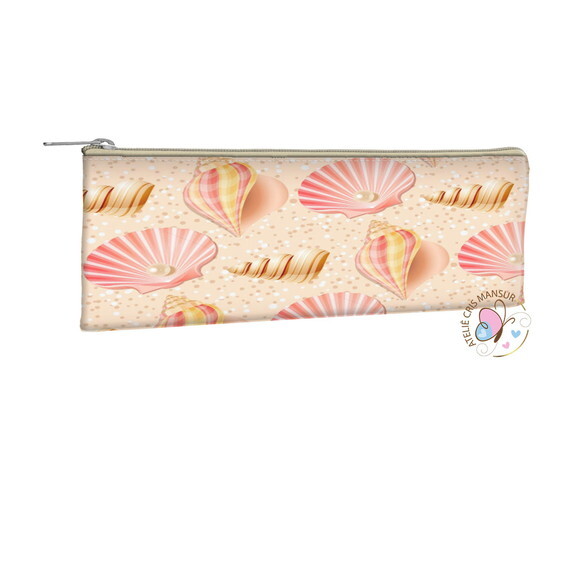 Estojo Slim Personalizados 19 x 7 - Tema Praia