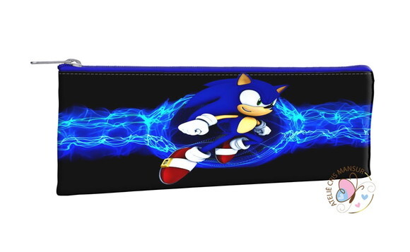 Estojo Slim Personalizados 19 x 7 - Tema Sonic