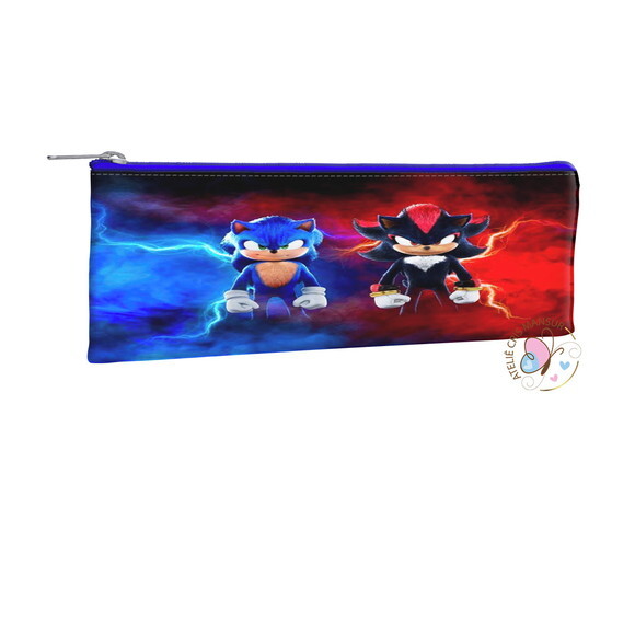 Estojo Slim Personalizados 19 x 7 - Tema Sonic