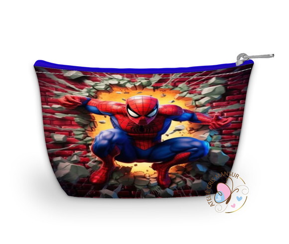 Lembrancinha Necessaire Personalizada - Tema Homen Aranha