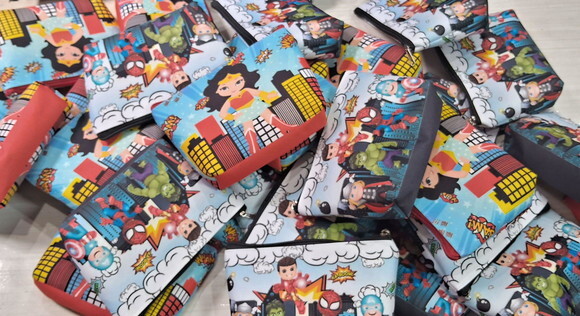 Necessaire Heróis Cut- Meninos e Meninas