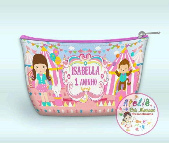Necessaire Personalizada - Tema Circo