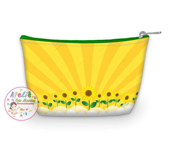 Necessaire Personalizada - Tema Girasol