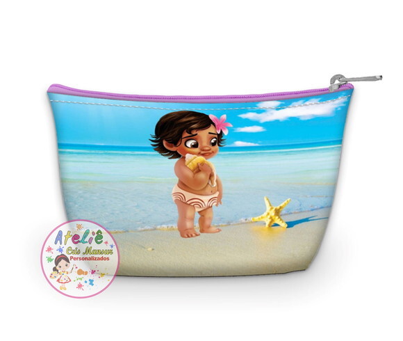 Necessaire Personalizada - Tema Moana Baby