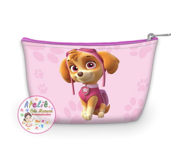 Necessaire Personalizada - Tema Skye Patrulha canina