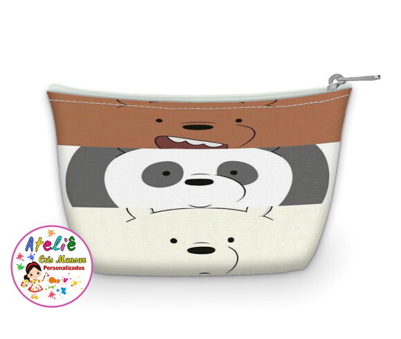 Necessaire personalizada - Tema Urso sem curso