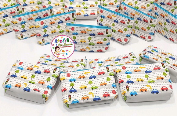 Necessaire Personalizada Carrinhos