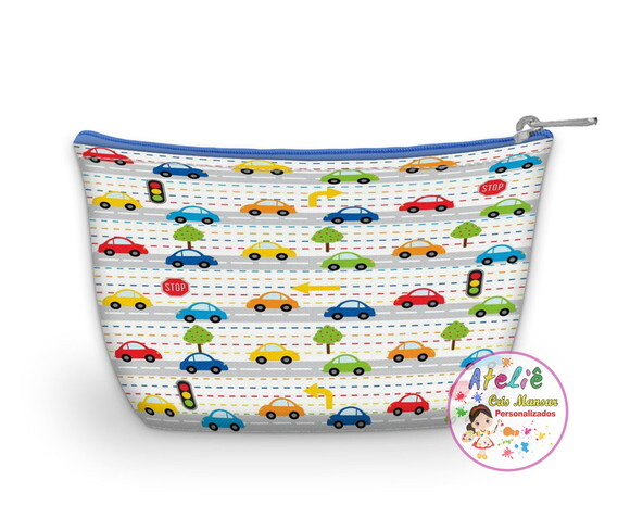 Necessaire Personalizada Carrinhos
