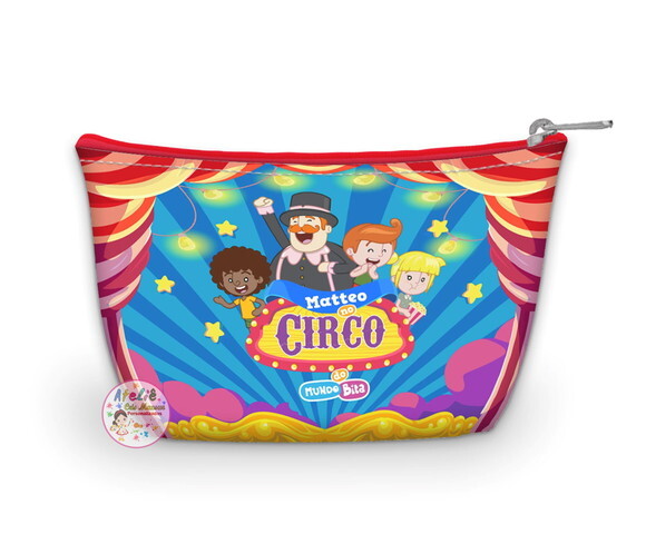 Necessaire personalizada Circo do Mundo bita