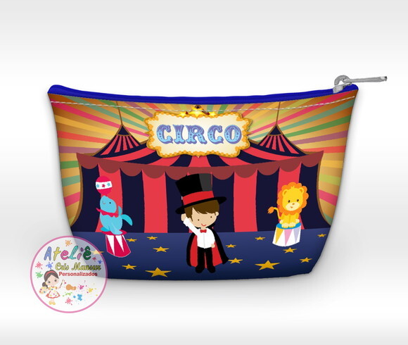 Necessaire Personalizada Circo Vintage