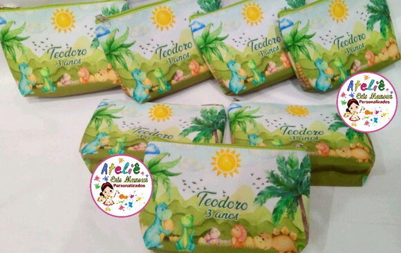 Necessaire Personalizada Dino Baby