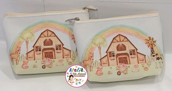 Necessaire personalizada Fazendinha encantada