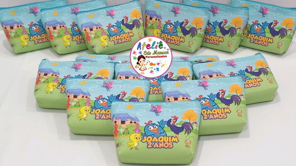 Necessaire Personalizada Galinha pintadinha