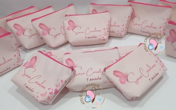 Necessaire Personalizada Jardim das Borboletas