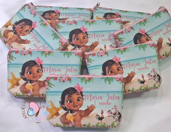Necessaire Personalizada Moana Baby