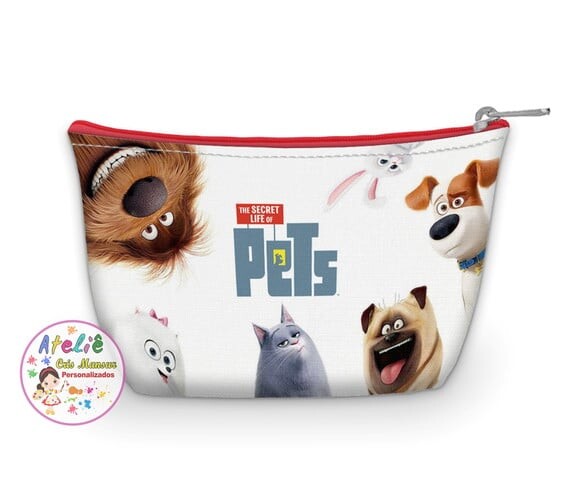 Necessaire Personalizada Pets Vidas secreta dos bichos