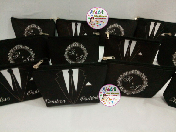 Necessaire personalizadas Para Padrinho de Casamento