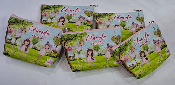 Necessaires Personalizadas Jardim das Fadas