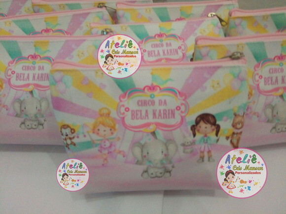 Necessarie Circo rosa Aquarela Candy