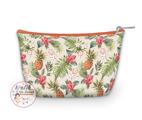 Necessarie Personalizada Abacaxi Floral