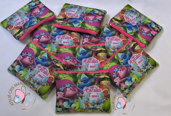 Porta Moeda Personalizado Trolls